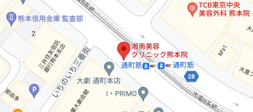 湘南美容クリニック大分院地図