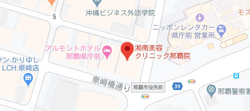 湘南美容クリニック 那覇院地図