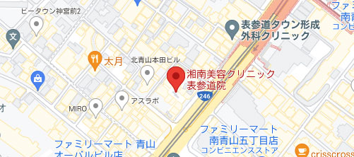 湘南美容クリニック 表参道院地図