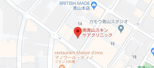 南青山スキンケアクリニック地図