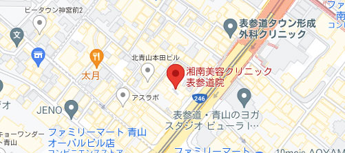 湘南美容クリニック 南青山院地図