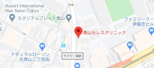 青山セレスクリニック 東京青山院地図
