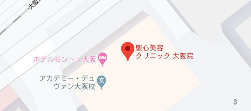 聖心美容クリニック 大阪院地図