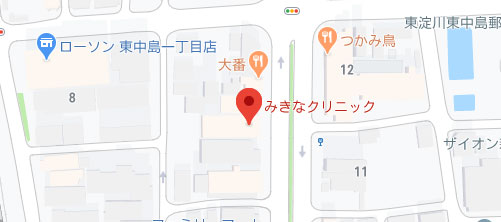 みきなクリニック地図