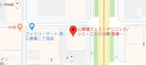 フェミークリニック 心斎橋院地図