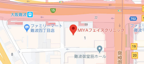 MIYAフェイスクリニック地図