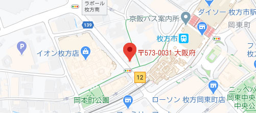 セレナ美容外科・皮膚科地図