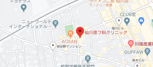 仙川皮フ科クリニック地図