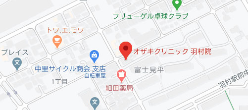 オザキクリニック 羽村院地図