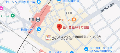 品川美容外科 梅田院地図