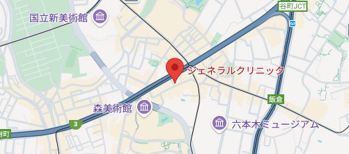 ジェネラルクリニック地図