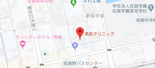 津田クリニック地図