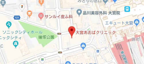 あおばクリニック 大宮院地図