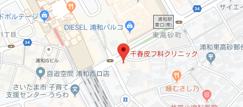 千春皮フ科クリニック地図