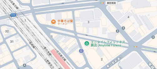 蕨中央病院地図