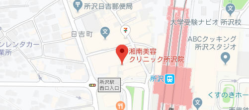 湘南美容クリニック 所沢院地図
