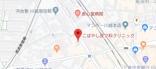 こばやし皮ふ科クリニック地図