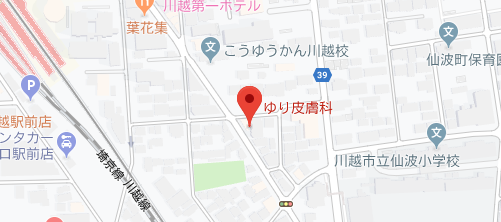 ゆり皮膚科地図