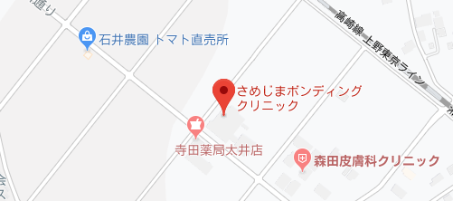さめじまボンディングクリニック地図