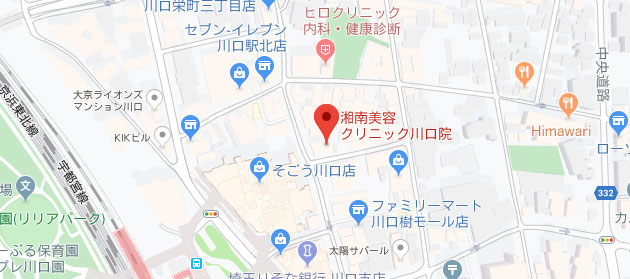 湘南美容クリニック 川口院地図
