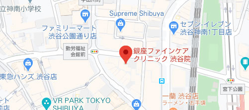 銀座ファインケアクリニック 渋谷院地図