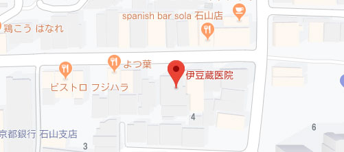 伊豆蔵医院地図