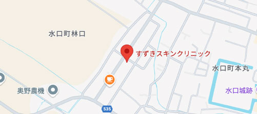 すずきスキンクリニック地図