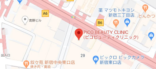 PICO BEAUTY CLINIC地図