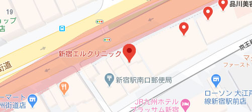 エルクリニック 新宿院地図