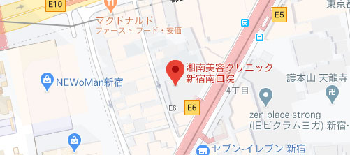 湘南美容クリニック 新宿南口院地図