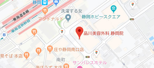品川美容外科 静岡院地図