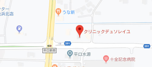 クリニックデュソレイユ地図
