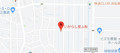 いがらし皮ふ科地図