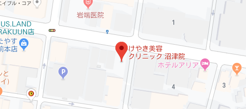 けやき美容クリニック 沼津院地図