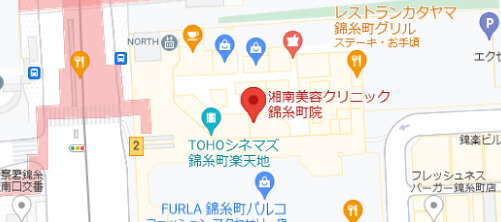 湘南美容クリニック 錦糸町院地図
