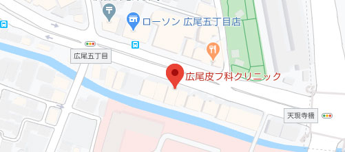 広尾皮フ科クリニック地図