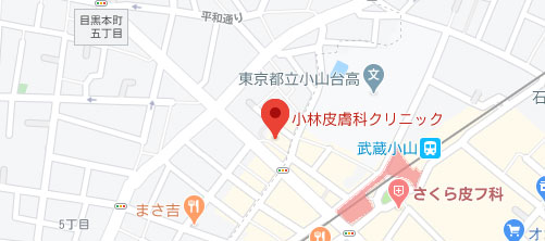 小林皮フ科クリニック地図