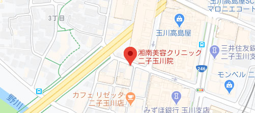 湘南美容クリニック 二子玉川院地図
