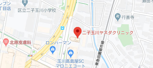二子玉川ヤスダクリニック地図