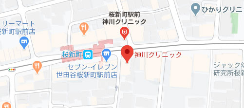 神川クリニック地図