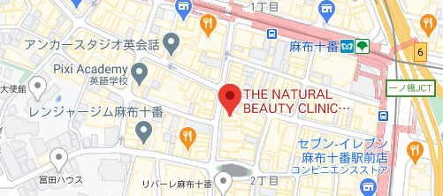 ザ ナチュラルビューティクリニック 麻布十番地図