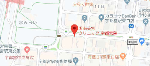 湘南美容クリニック 宇都宮院地図