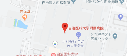 自治医科大学附属病院地図