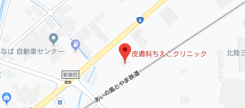 皮膚科ちえこクリニック地図