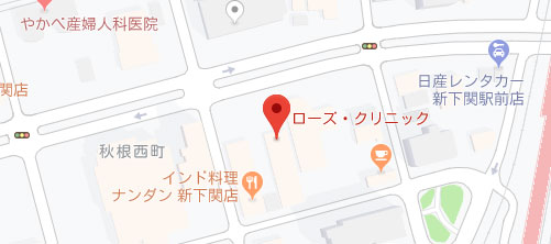 ローズクリニック地図