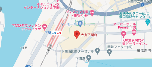 湘南美容クリニック下関院地図